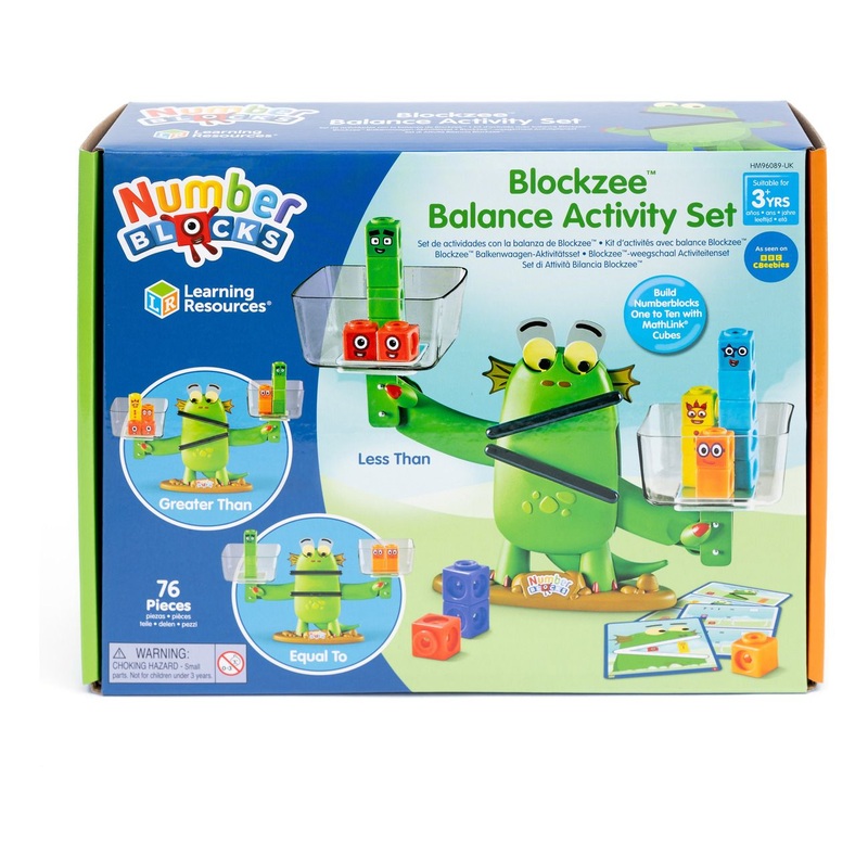 NUMBERBLOCKS 96089 BLOCKZEE BALANCE ACTIVITY SET