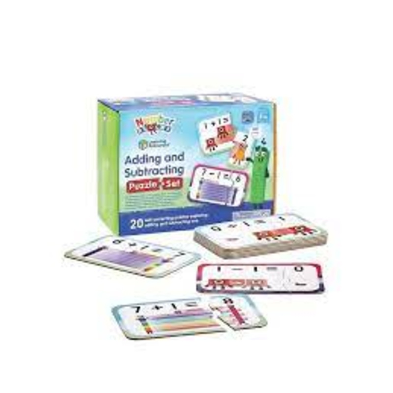 NUMBERBLOCKS ADDING AND SUBTRACTING PUZZLE SET