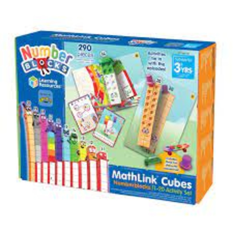 NUMBERBLOCKS MATHLINK CUBES NUMBERBLOCKS 11-20 ACTIVITY SET