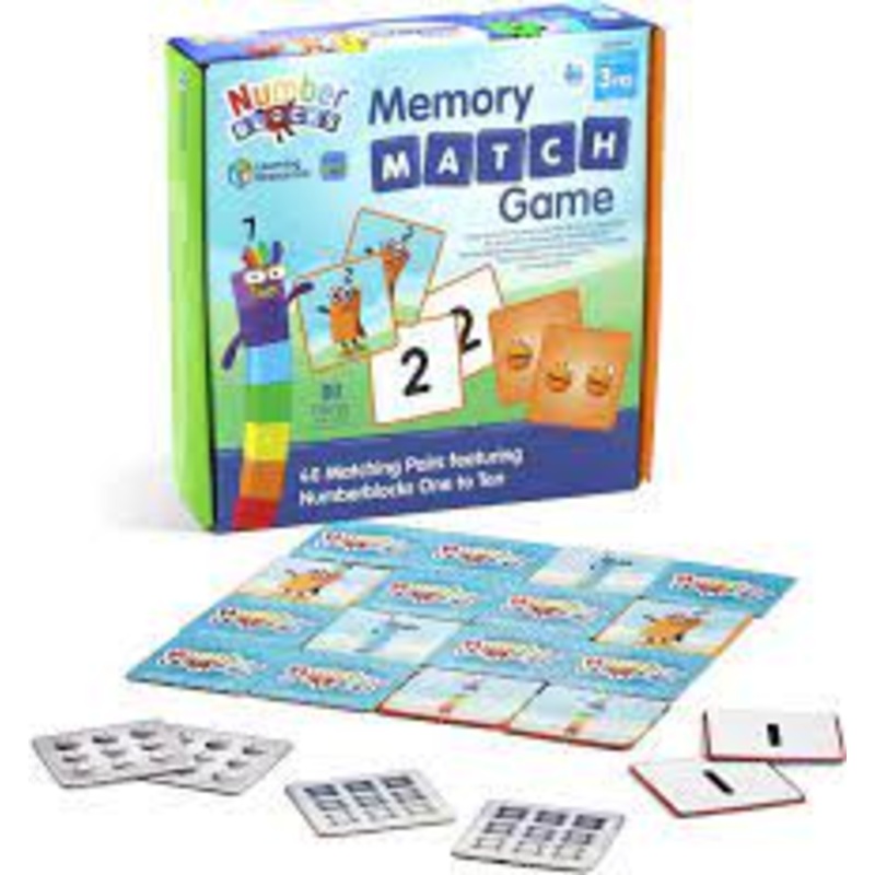 NUMBERBLOCKS MEMORY MATCH GAME