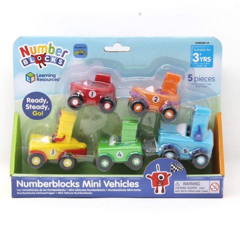 NUMBERBLOCKS MINI VEHICLES 1 TO 5