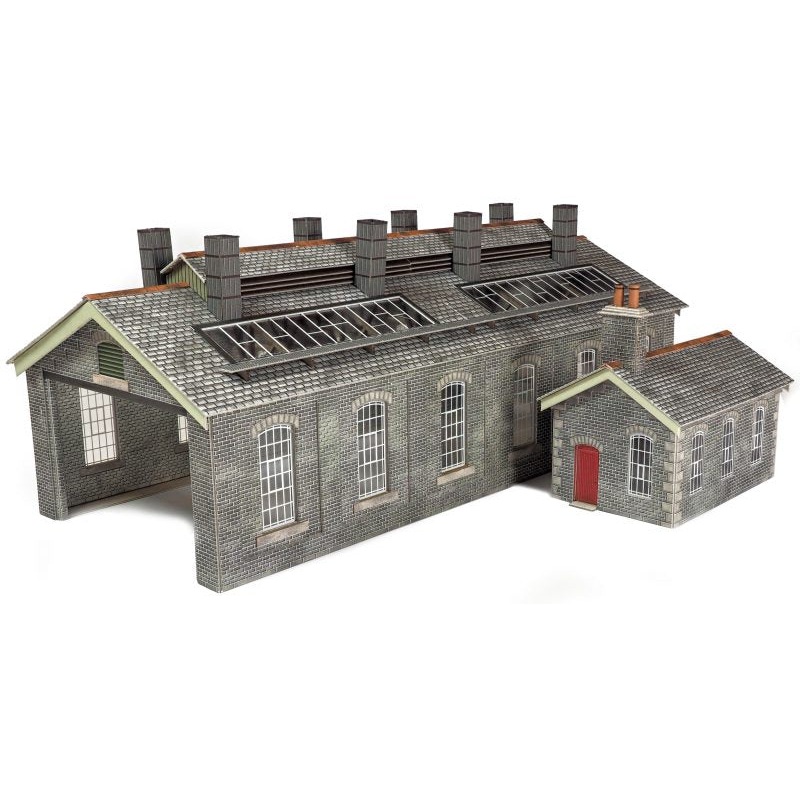METCALFE PO337 00/H0 SCALE S & C STYLE STONE ENGINE SHED