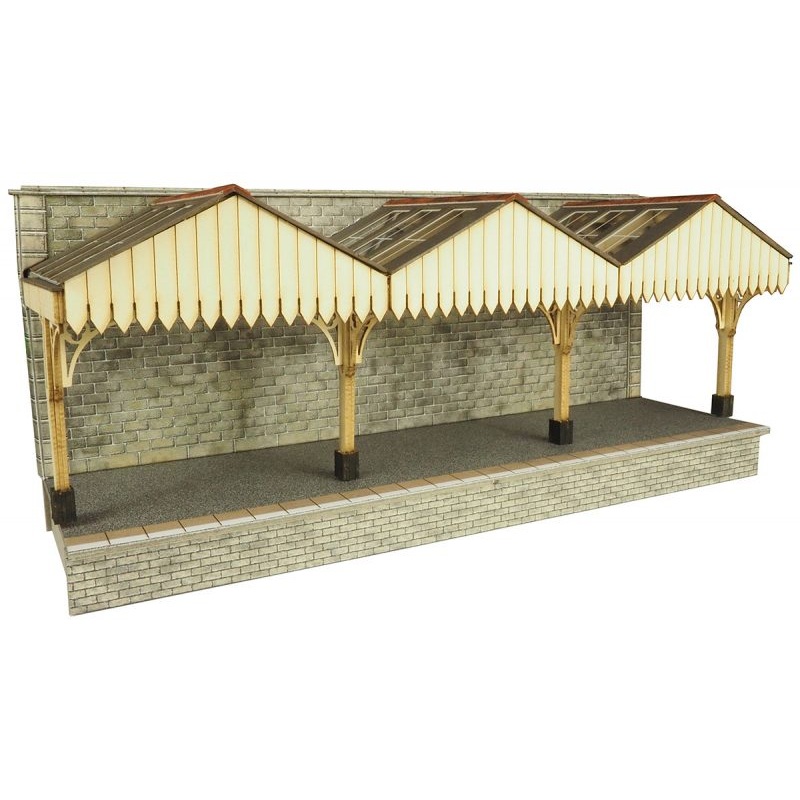 METCALFE PO341 00/H0 SCALE WALL BACKED PLATFORM CANOPY