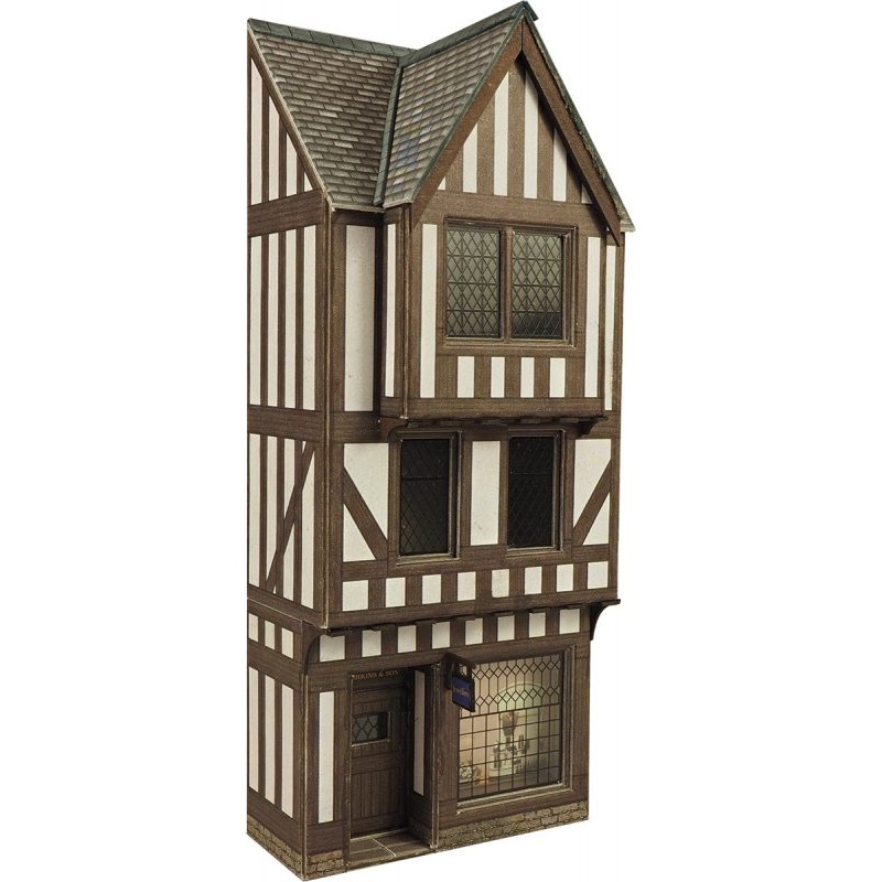 METCALFE PO421 00/H0 SCALE LOW RELIEF TIMBER FRAMED SHOP