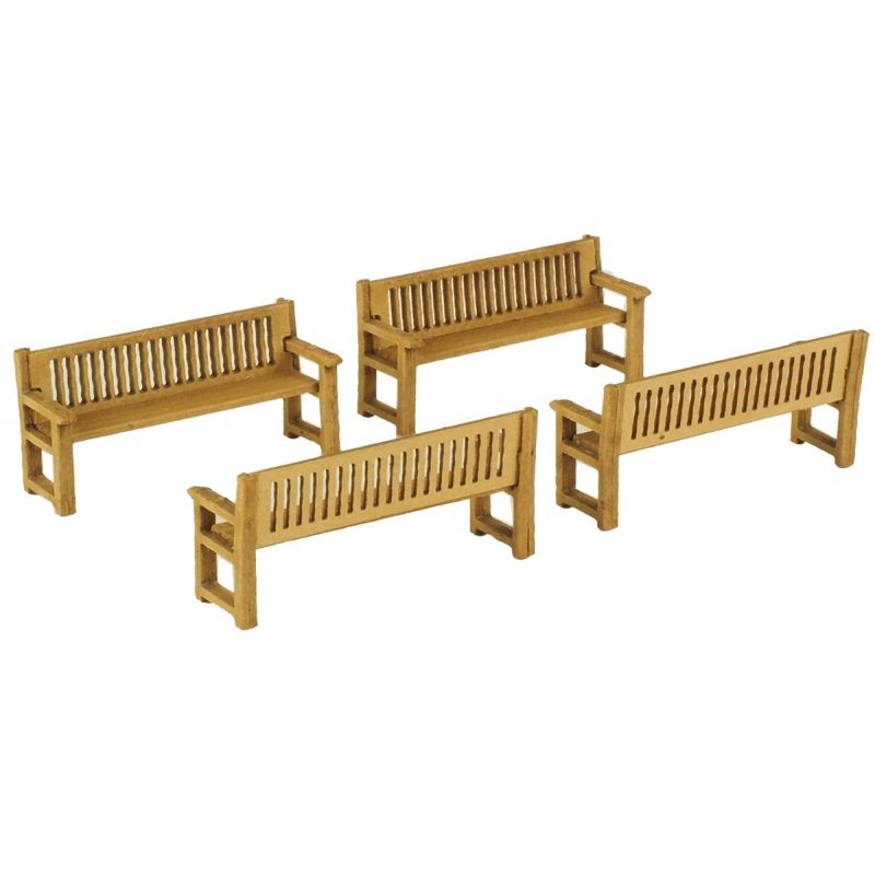 METCALFE PO503 00/H0 SCALE PARK BENCHES