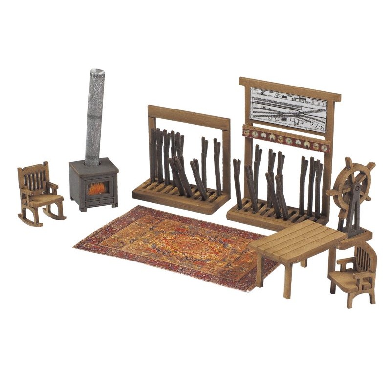 METCALFE PO580 00/H0 SCALE SIGNAL BOX INTERIOR