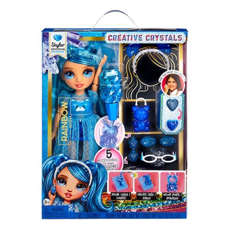 MGA 121374C3 RAINBOW HIGH SKYLER BRADSHAW DREATIVE CRYSTALS DOLL