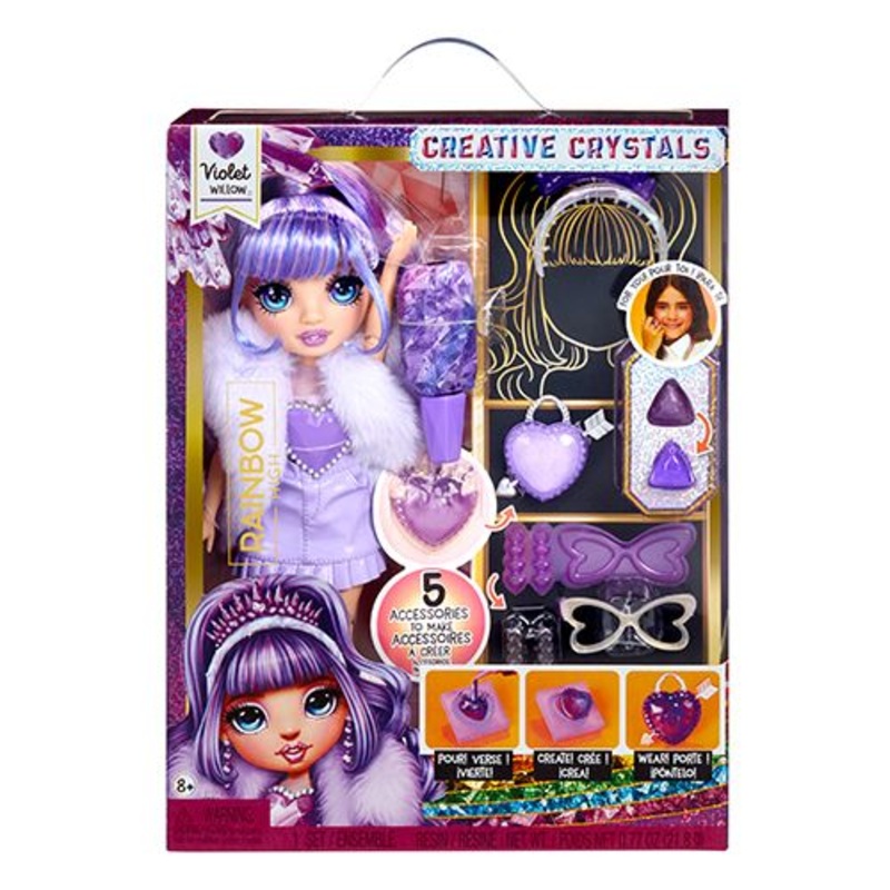 MGA 121404EUC RAINBOW HIGH VIOLET WILLOW DREATIVE CRYSTALS DOLL