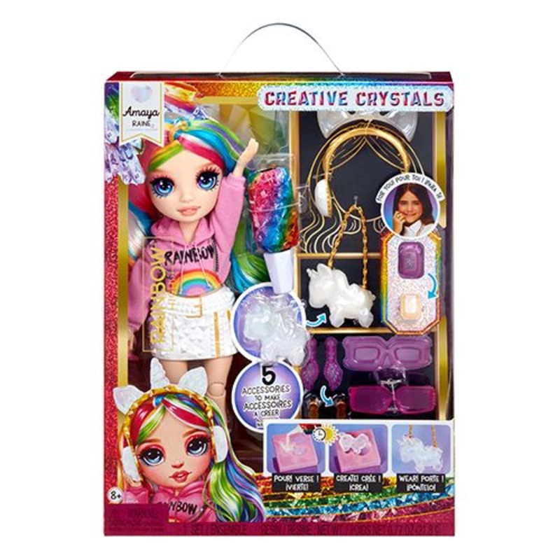 MGA 121411EUC RAINBOW HIGH AMAYA RAINE CREATIVE CRYSTALS DOLL