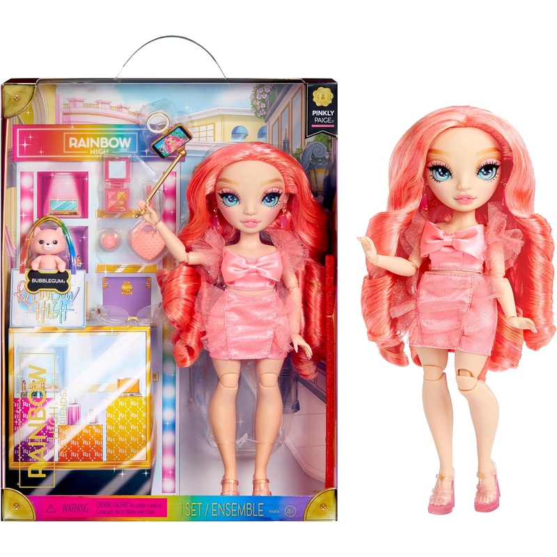 MGA 501923EUC RAINBOW HIGH PINKLY PAIGE NEW FRIENDS FASHION DOLL