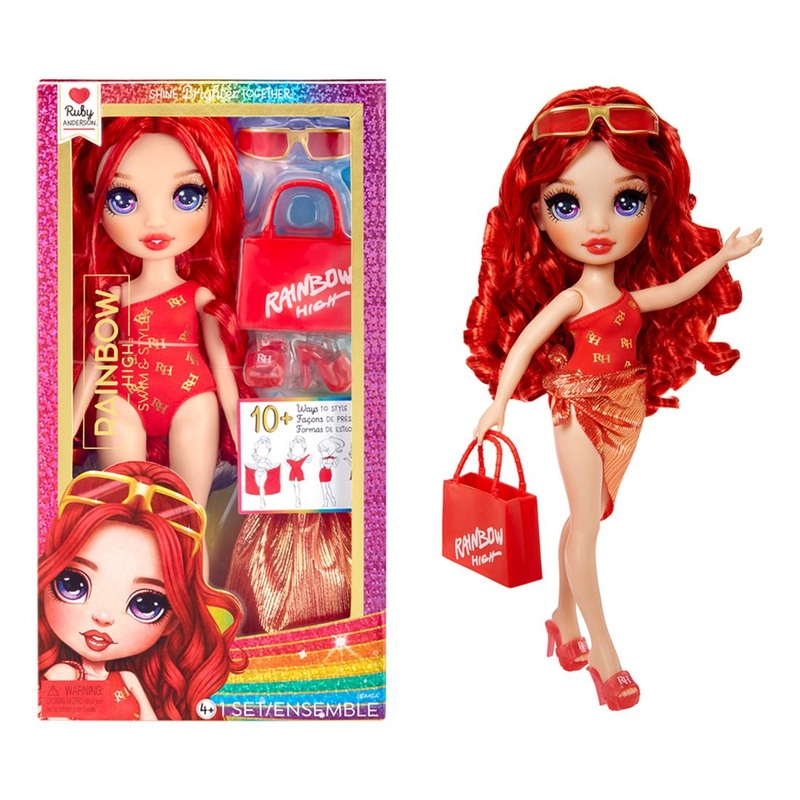 MGA 507227EUC RAINBOW HIGH RUBY ANDERSON SWIM & STYLE DOLL