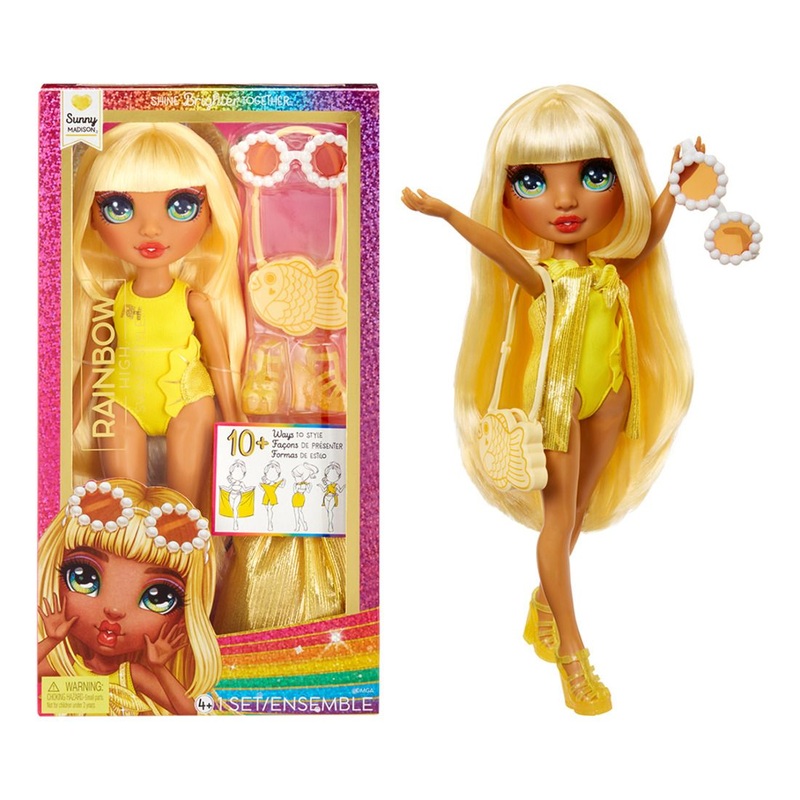 MGA 507284EUC RAINBOW HIGH SUNNY MADISON SWIM & STYLE DOLL