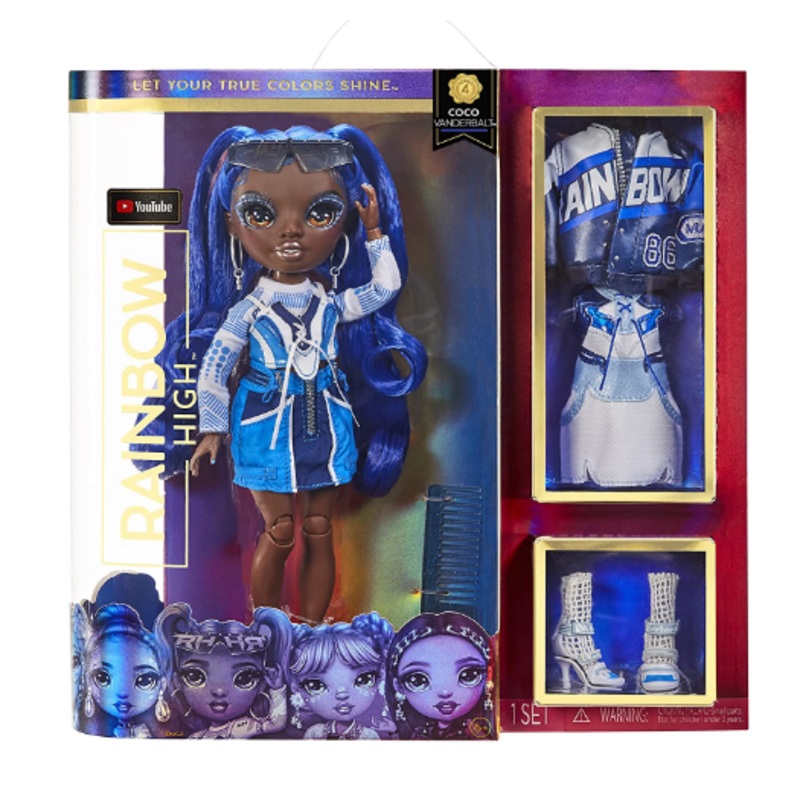 MGA 578321EUC RAINBOW HIGH COCO VANDERBALT FASHION DOLL