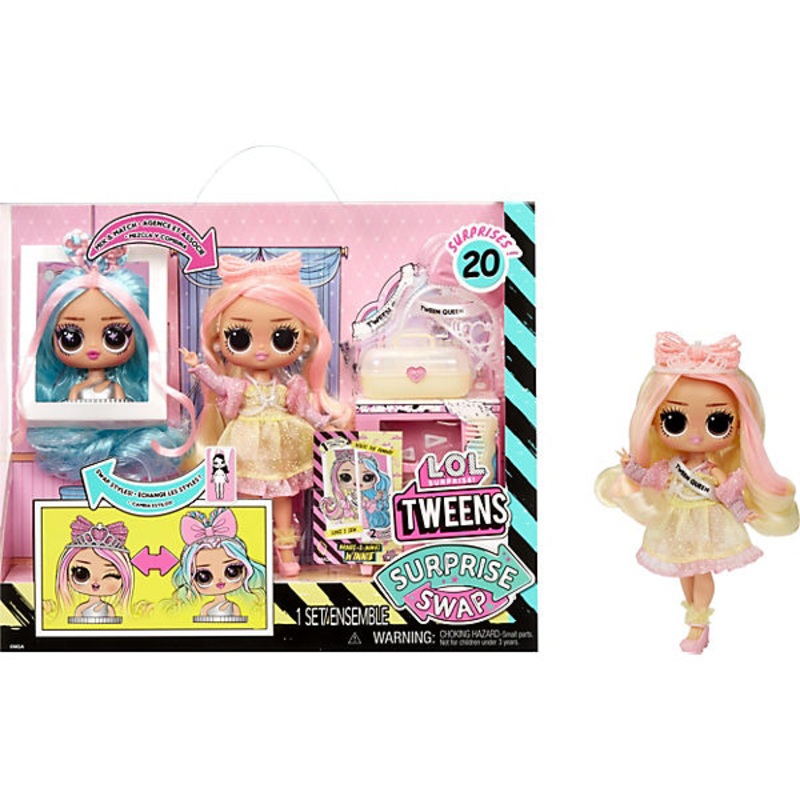 MGA 591733 TWEENS SUPRISE SWAP BRAIDS 2 WAVES WINNIE DOLL