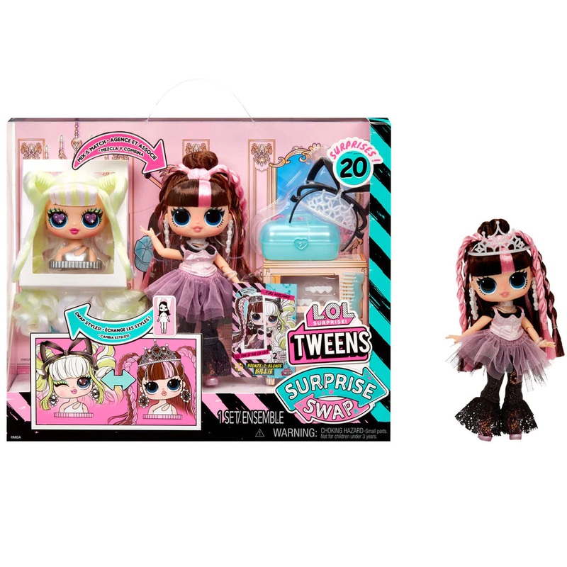 MGA 591740 TWEENS SUPRISE SWAP BRONZE 2 BLONDE BILLIE DOLL