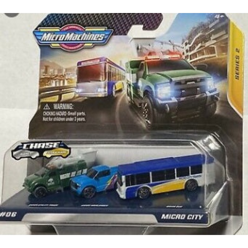 MICRO MACHINES MMW0010 06 MICRO CITY 3 VEHICLE PACK