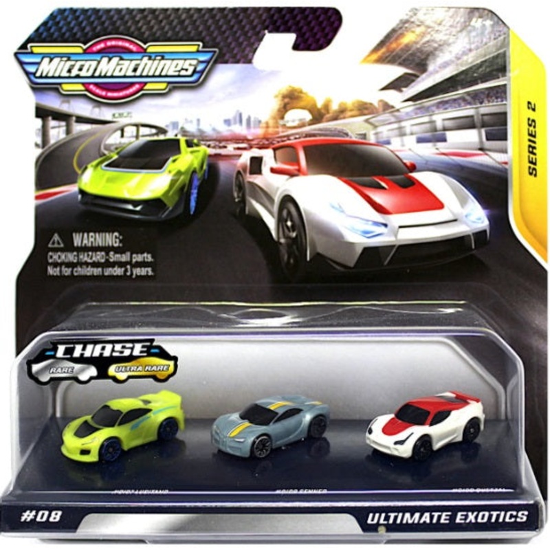 MICRO MACHINES MMW0012 08 ULTIMATE EXOTICS 3 VEHICLE PACK