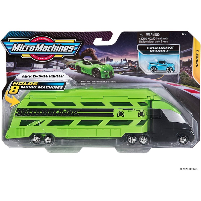 MICRO MACHINES MMW0028 MINI VEHICLE HAULER GREEN