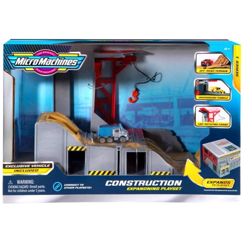 MICRO MACHINES MMW0034 CONSTRUCTION EXPANDING PLAYSET