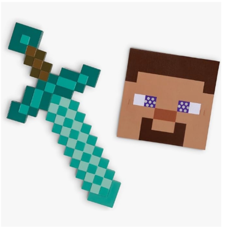 MINECRAFT 156259 SWORD & MASK SET