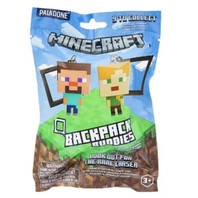 Minecraft Backpack Buddies 3D (ONE SUPPLIED RANDOM)