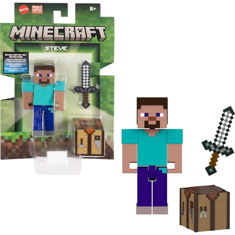 MINECRAFT JCN28 STEVE 3.5IN FIGURE
