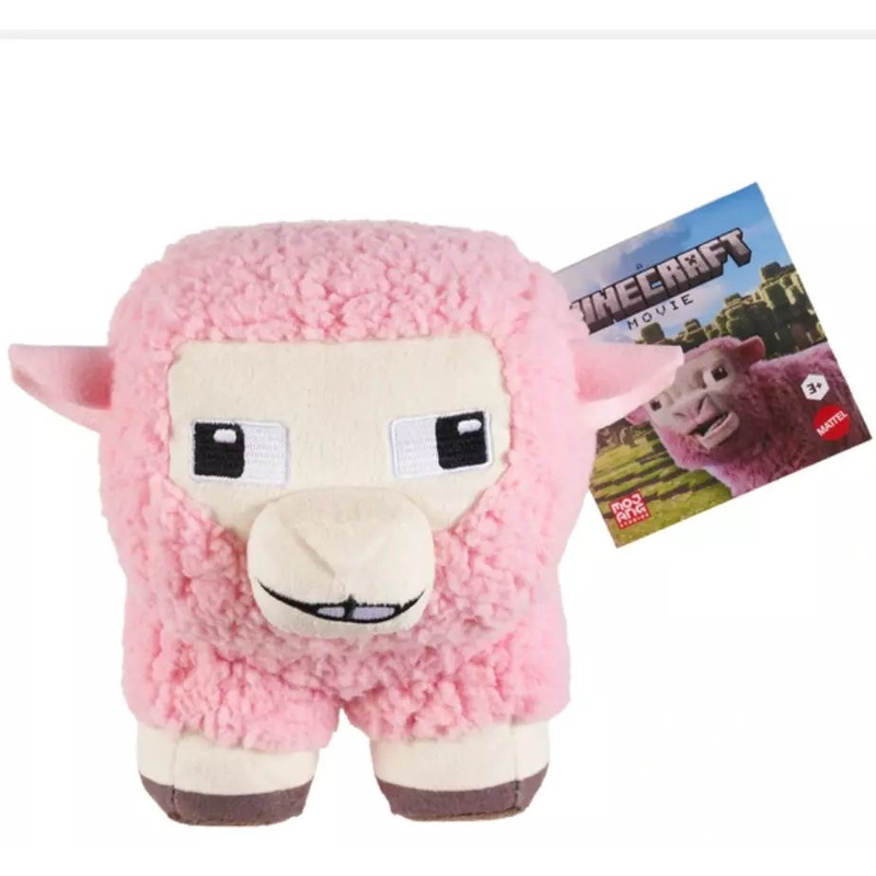MINECRAFT JFP56 MOVIE PINK SHEEP PLUSH