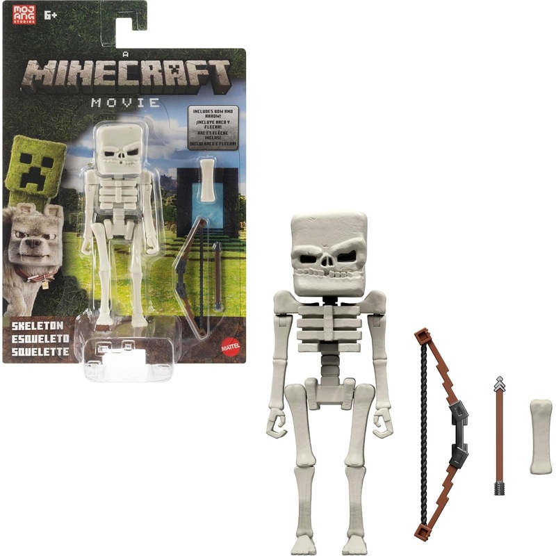 MINECRAFT JFR60 SKELETON POSABLE FIGURE