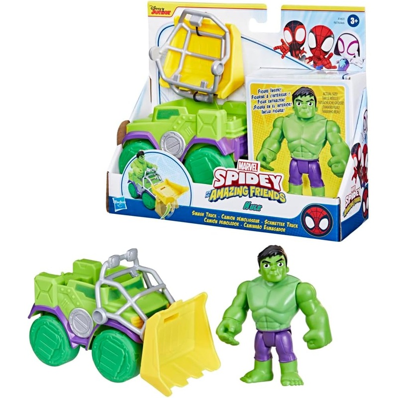 MARVEL SPIDEY AND HIS AMAZING FRIENDS F7457 HULK SMASH TRUCK