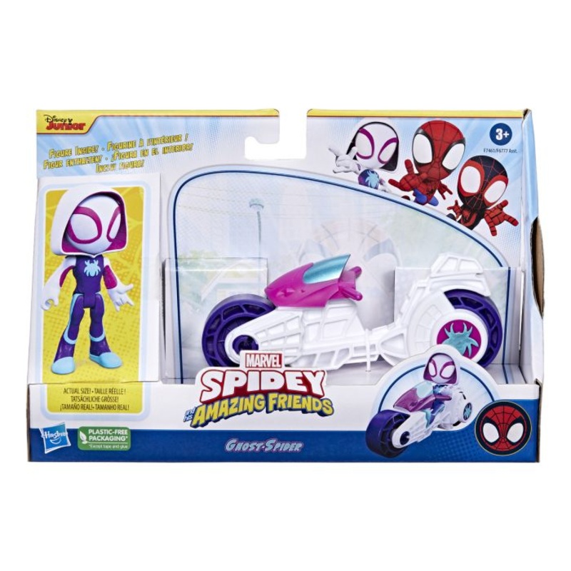 MARVEL SPIDEY AND HIS AMAZING FRIENDS F7461 GHOST SPIDER MOTORCYCLE