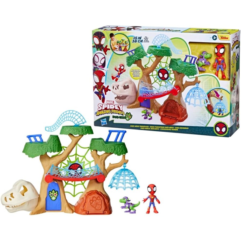 MARVEL SPIDEY AND HIS AMAZING FRIENDS F9477 DINO WEBS TREEHOUSE