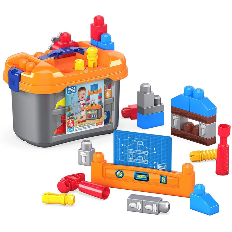 MEGA BLOKS GNT92 LIL BUILDING WORKBENCH