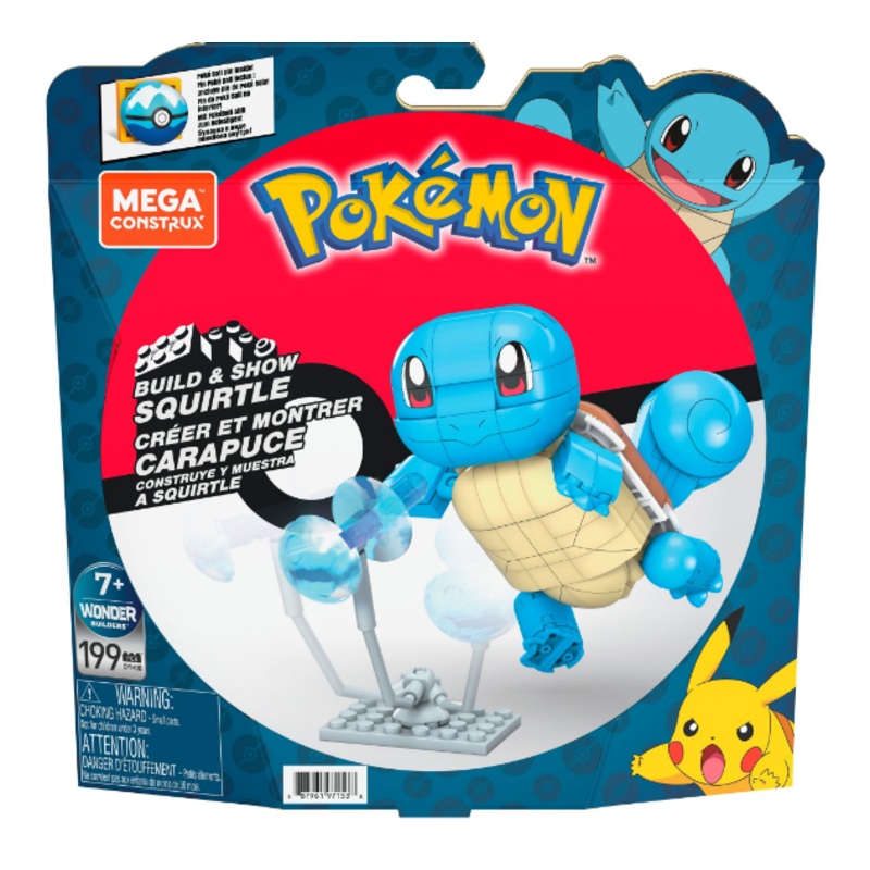 MEGA CONSTRUX GYH00 SQUIRTLE BUILD & SHOW