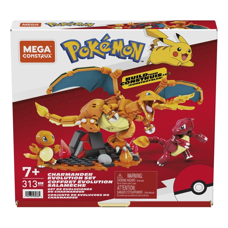 MEGA CONSTRUX HFG06 POKEMON CHARMANDER EVOLUTION SET