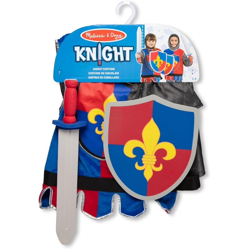 MELISSA & DOUG 14849 KNIGHT COSTUME SIZE 3-6 YEARS
