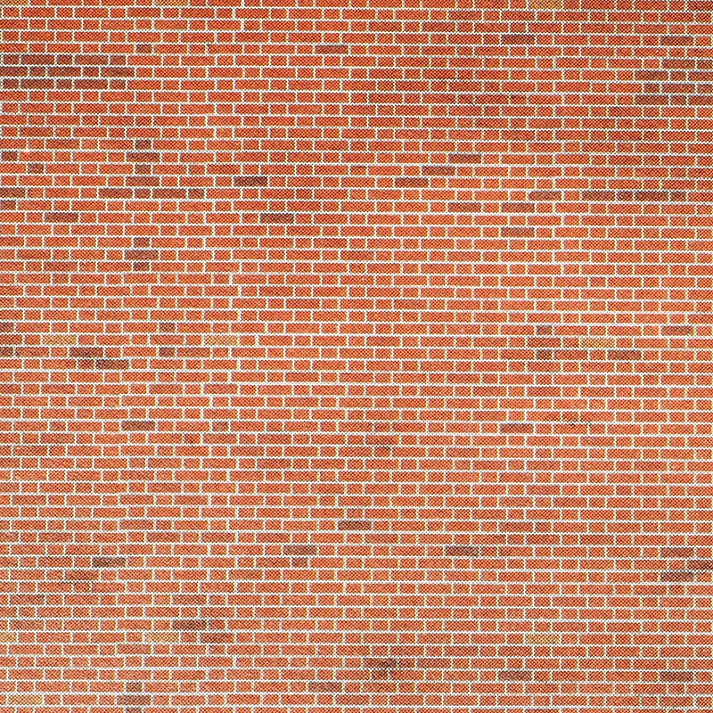 METCALFE M0054 00/H0 SCALE RED BRICK SHEETS