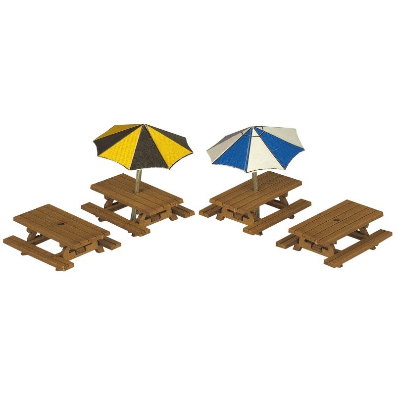 METCALFE N GAUGE PN810 PICNIC TABLES