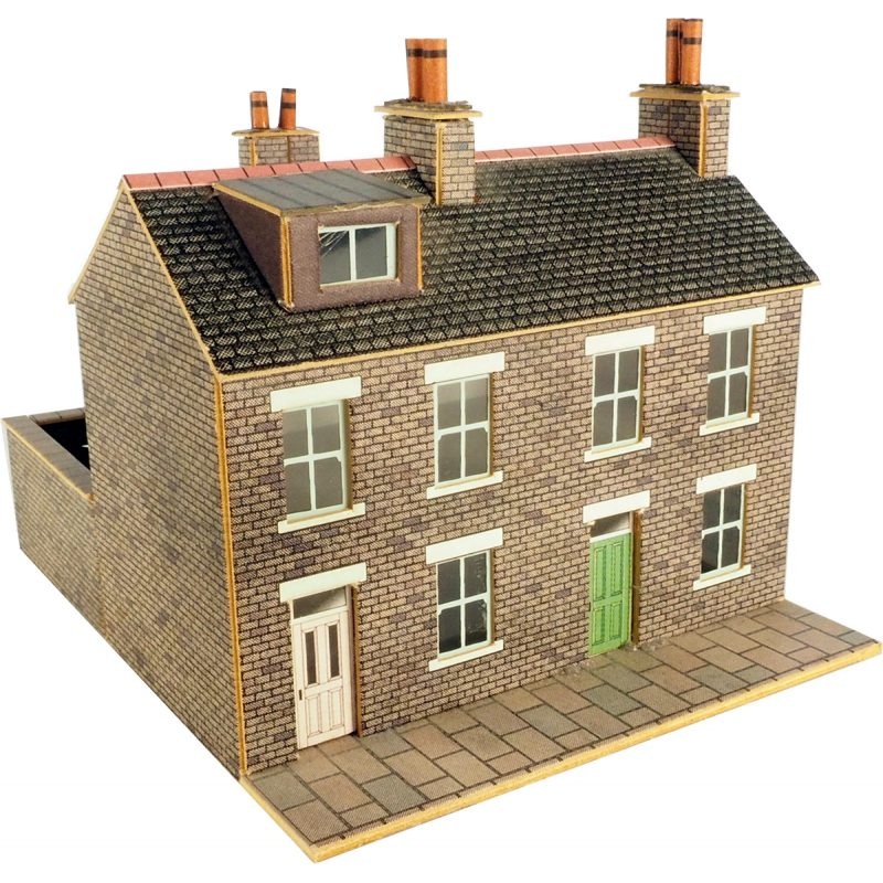METCALFE PN104 N SCALE TERRACE HOUSES IN STONE
