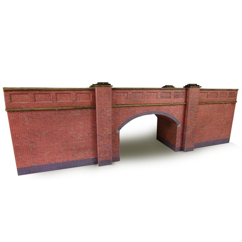 METCALFE PN146 N SCALE RAILWAY BRIDGE IN RED BRICK