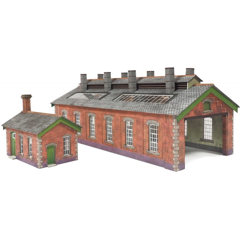 METCALFE PN913 N SCALE DOUBLE TRACK ENGINE SHED