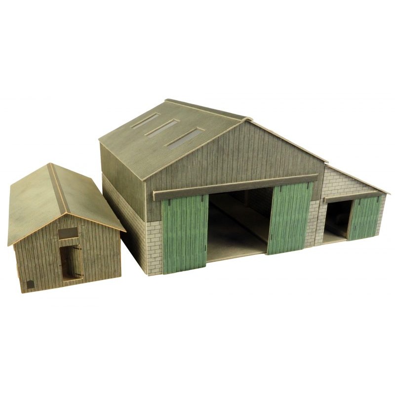 METCALFE PO252 00/H0 SCALE MANOR FARM BUILDINGS