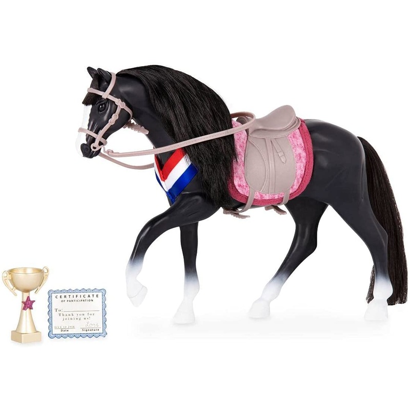 LORI LO38010Z BLACK IRISH DRAUGHT HORSE