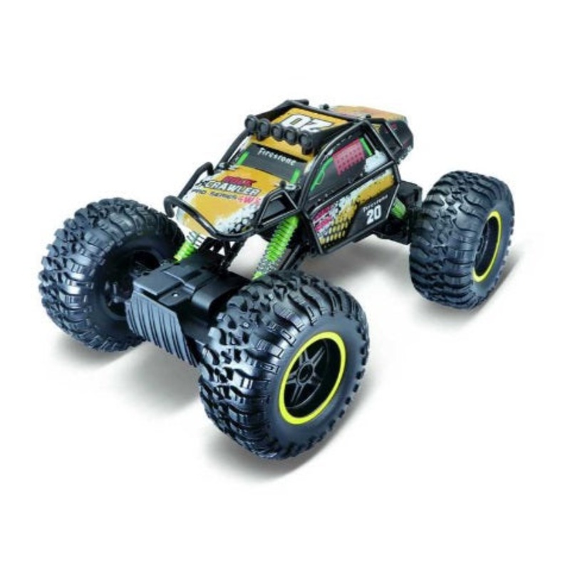 MAISTO 81334 TECH R/C ROCK CRAWLER MONSTER TRUCK RADIO CONTROL CAR