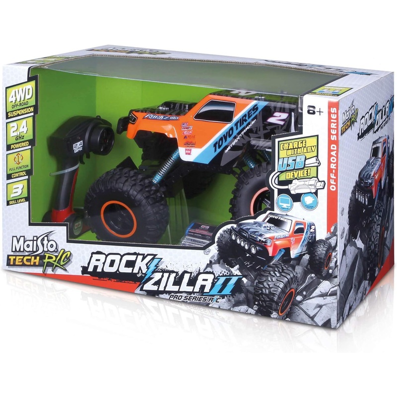 MAISTO 81340 TECH R/C ROCKZILLA TRUCK RADIO CONTROL CAR