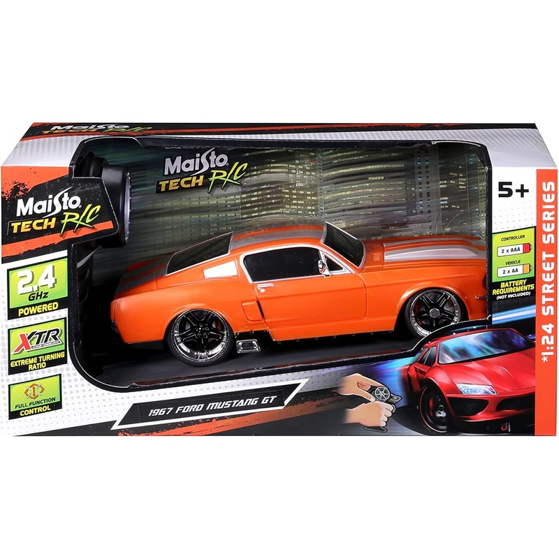 MAISTO 81520 TECH R/C 1967 FORD MUSTANG GT RADIO CONTROLLED CAR