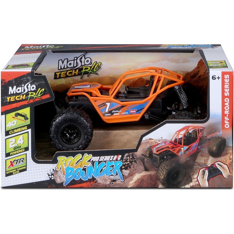 MAISTO 82760 TECH R/C ROCK BOUNCER OFF ROAD RADIO CONTROL CAR