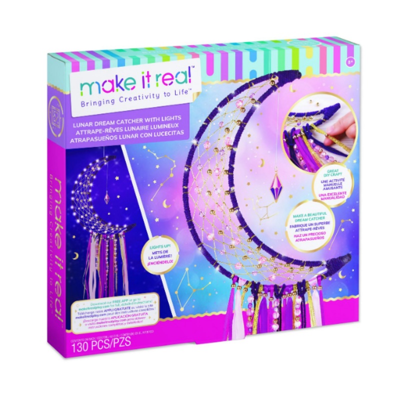 MAKE IT REAL 1417 LUNAR DREAM CATCHER WITH LIGHTS