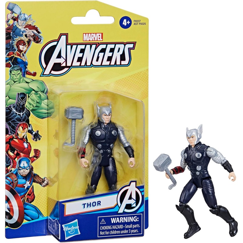 MARVEL AVENGERS F9337 THOR 4 INCH EVERGREEN HERO FIGURE