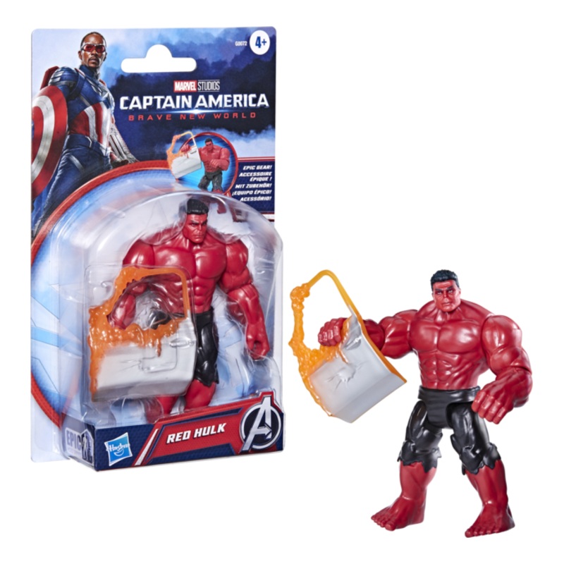MARVEL CAPTAIN AMERICA G0072 BRAVE NEW WORLD RED HULK 4 INCH FIGURE