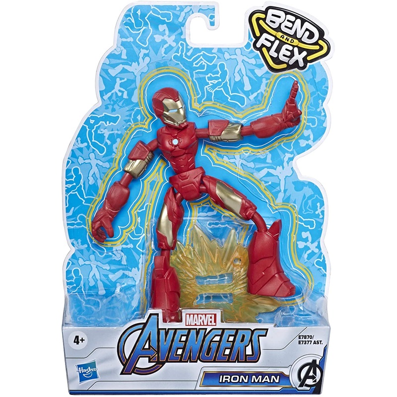 MARVEL E7870 AVENGERS BEND AND FLEX IRON MAN